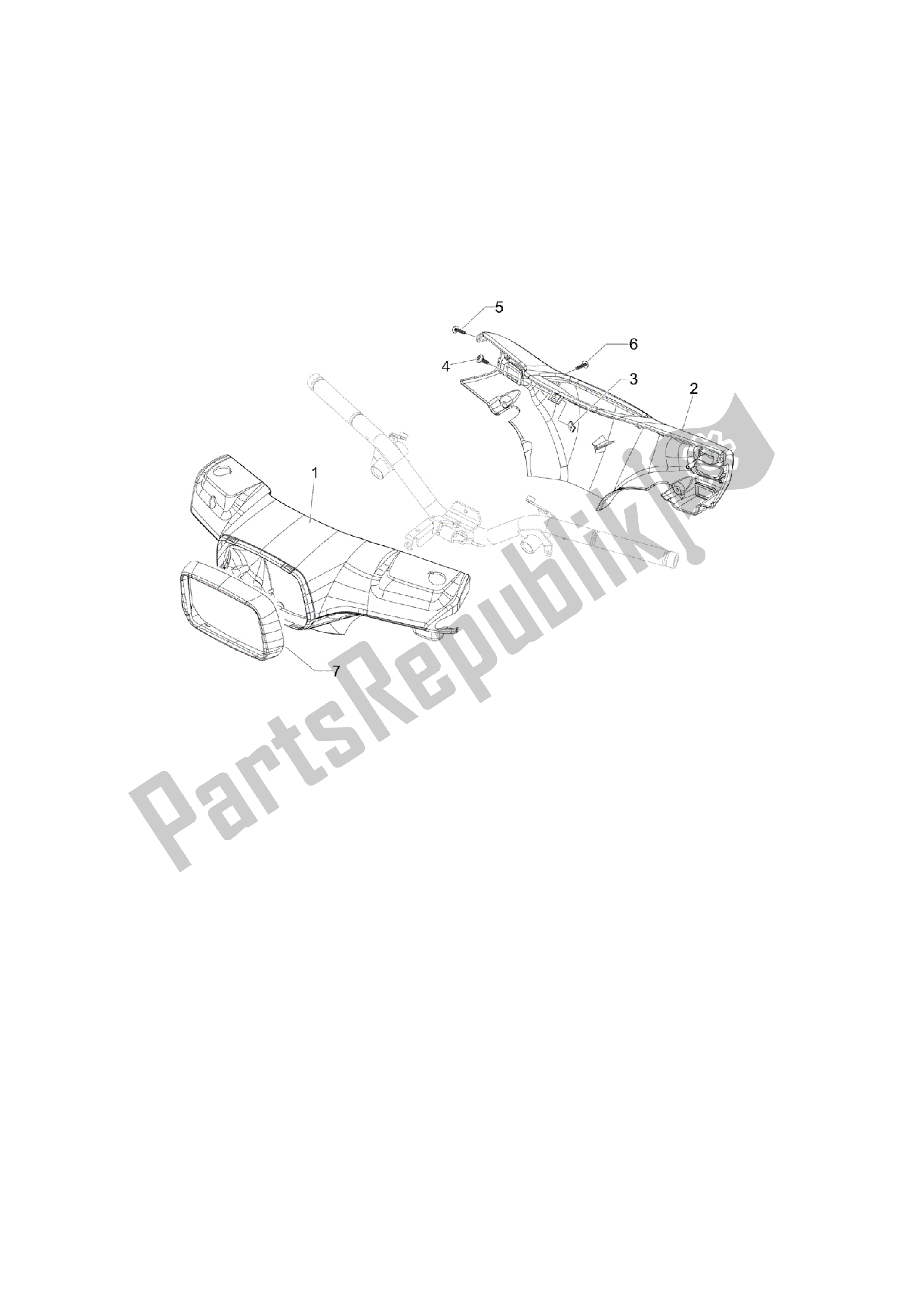 Wszystkie części do Coberturas Manillar Vespa S 150 2009 - 2012