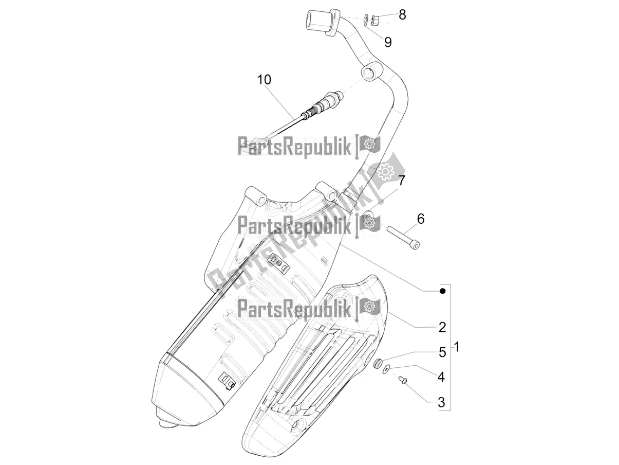 Wszystkie części do T? Umik Vespa Sprint 125 Iget Apac E2 2019