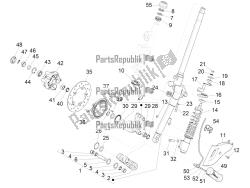 forcella / tubo sterzo - unità cuscinetto sterzo