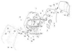 vano portaoggetti anteriore - pannello di protezione per le ginocchia