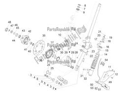 forcella / tubo sterzo - unità cuscinetto sterzo