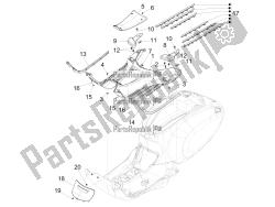 Central cover - Footrests