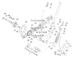 Fork/steering tube - Steering bearing unit