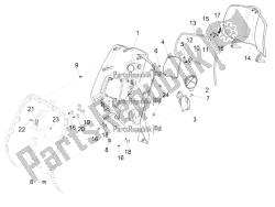 vano portaoggetti anteriore - pannello di protezione per le ginocchia