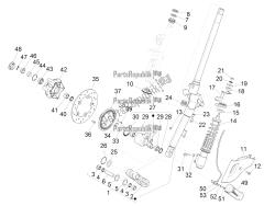 Fork/steering tube - Steering bearing unit