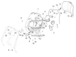 vano portaoggetti anteriore - pannello di protezione per le ginocchia