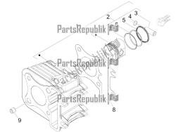 Cylinder-piston-wrist pin unit