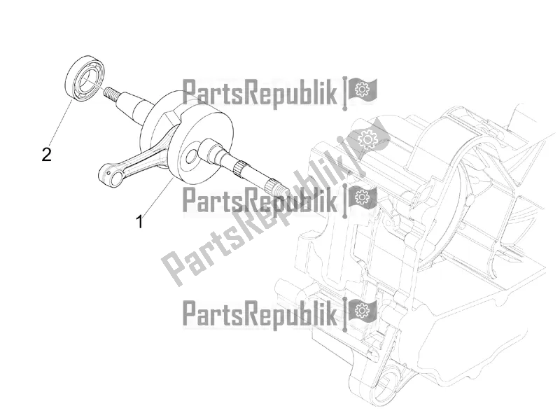 Todas las partes para Cigüeñal de Vespa Sprint 50 2T 25 KM/H 2018