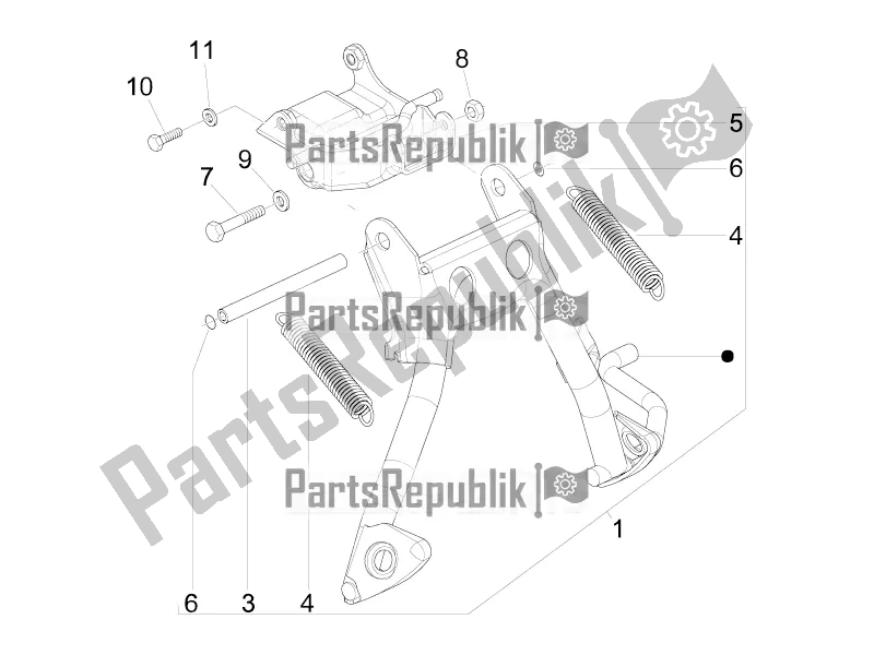 Wszystkie części do Stoisko / S Vespa Sprint 50 2T 2016