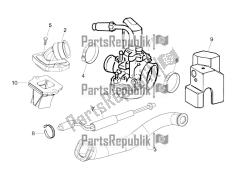 Carburettor, assembly - Union pipe