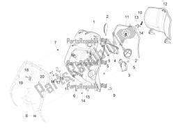 vano portaoggetti anteriore - pannello di protezione per le ginocchia