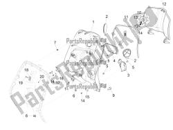 vano portaoggetti anteriore - pannello di protezione per le ginocchia