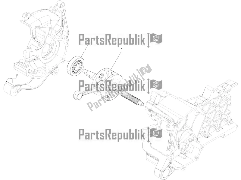 Toutes les pièces pour le Vilebrequin du Vespa Sprint 50 4 T/3V E4 USA 2022