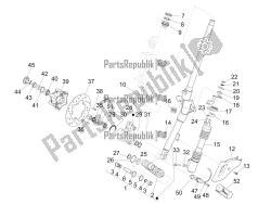 Fork/steering tube - Steering bearing unit