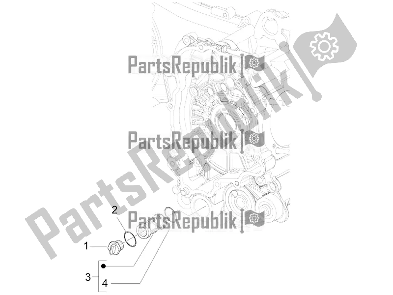 Todas las partes para Cubierta Del Volante Magneto - Filtro De Aceite de Vespa Sprint 50 4T 4V 2017