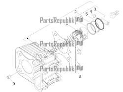 Cylinder-piston-wrist pin unit