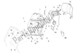 vano portaoggetti anteriore - pannello di protezione per le ginocchia