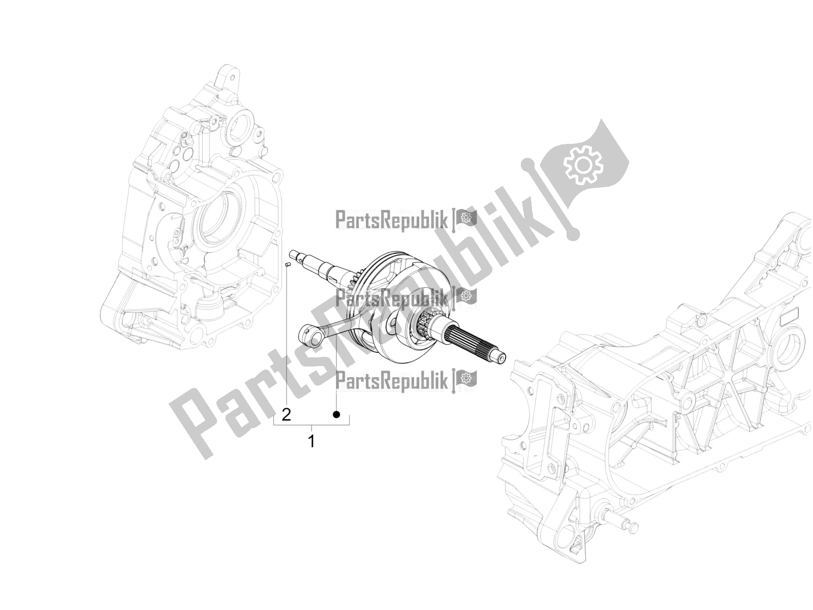 Todas las partes para Cigüeñal de Vespa SXL 125 4T 3V Apac 2017