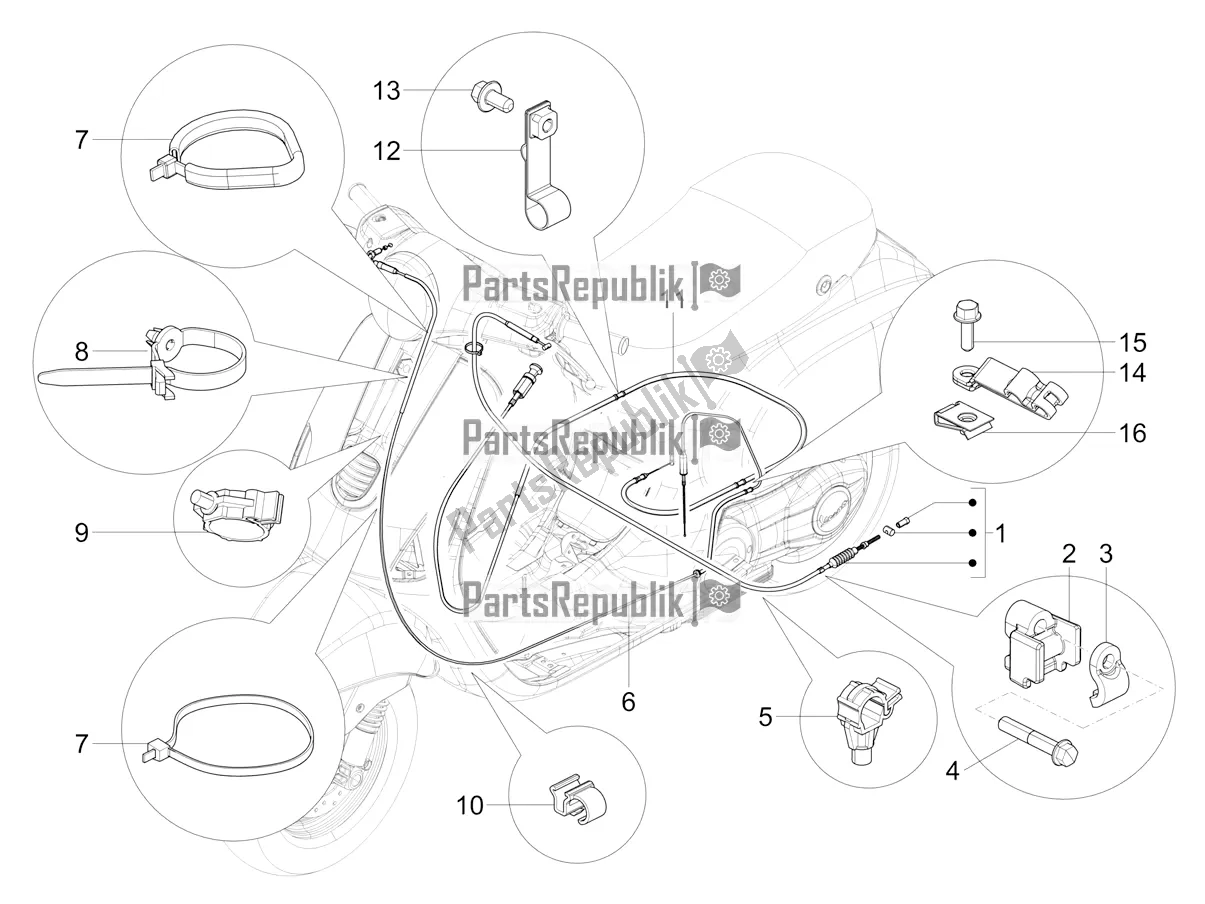 Toutes les pièces pour le Transmissions du Vespa SXL 125 4T 3V Apac 2022