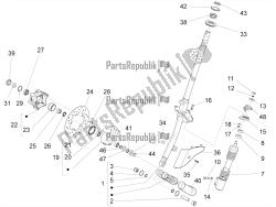 Fork/steering tube - Steering bearing unit