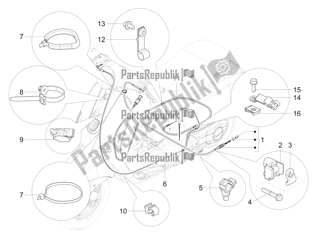 Wszystkie części do Transmisje Vespa SXL 150 4T 3V Apac 2022