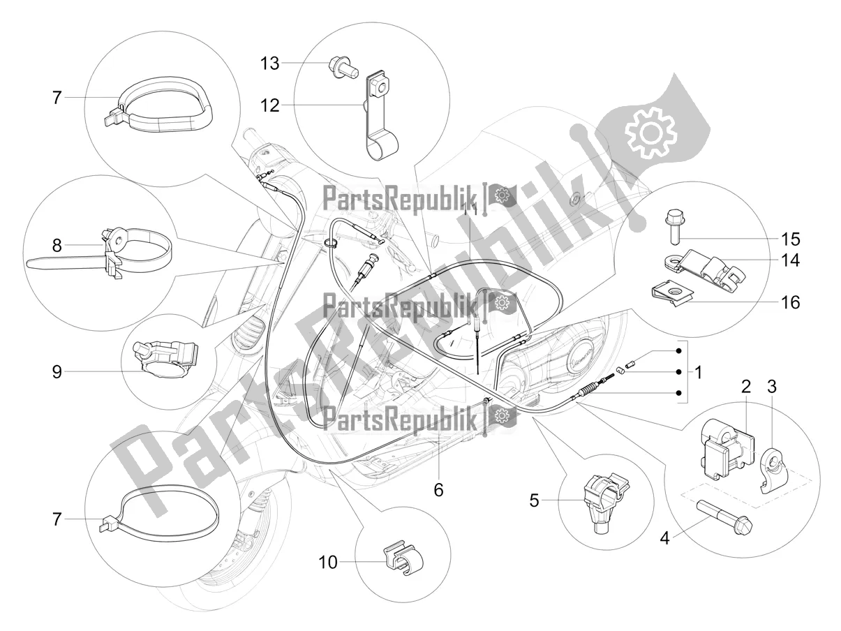 Toutes les pièces pour le Transmissions du Vespa VX-VXL-SXL 150 4T 3V Apac 2017