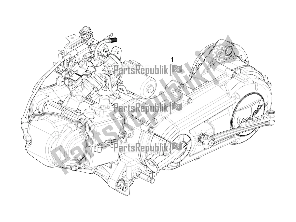 Wszystkie części do Silnik, Monta? Vespa VX-VXL-SXL 150 4T 3V Apac 2018