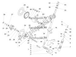 Fork/steering tube - Steering bearing unit