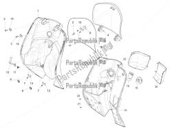 vano portaoggetti anteriore - pannello di protezione per le ginocchia