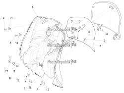 guantera frontal - panel de rodilleras