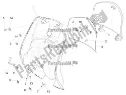 vano portaoggetti anteriore - pannello di protezione per le ginocchia