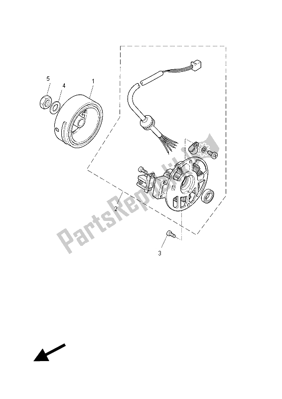 Todas las partes para Generador de Yamaha YQ 50L Aerox 50 TH Anniversary 2012