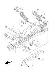 bras arrière et suspension