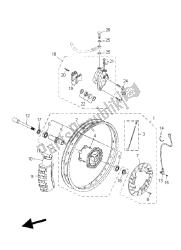 roue avant et système de freinage