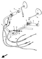 stuurhendel en kabel