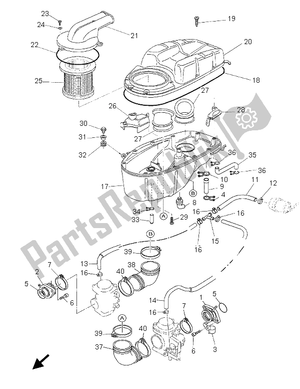 Todas las partes para Consumo de Yamaha BT 1100 Bulldog 2005