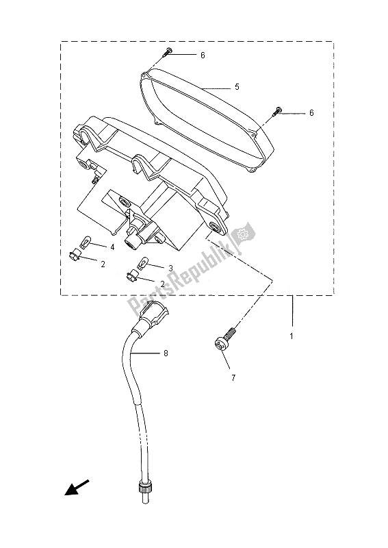 Tutte le parti per il Metro del Yamaha CW 50 2013