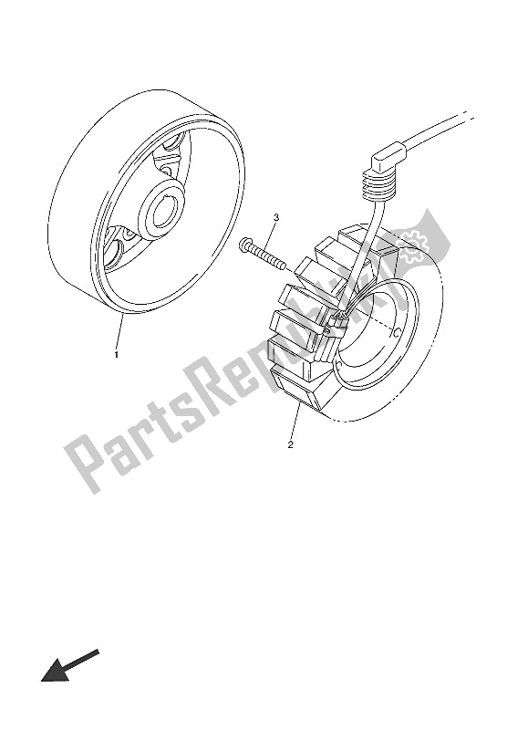 Todas las partes para Generador de Yamaha FJR 1300 PA 2016