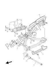 bras arrière et suspension