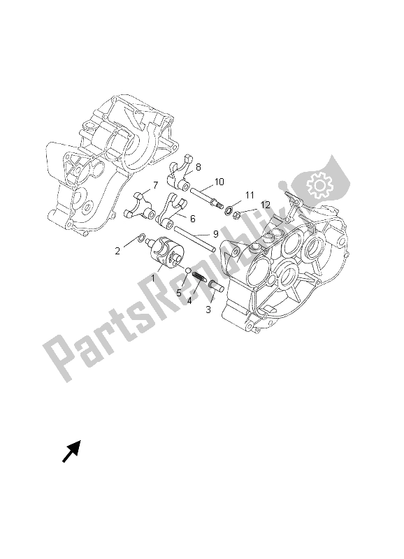 Todas las partes para Cambio De Leva Y Horquilla de Yamaha DT 50R SM 2005