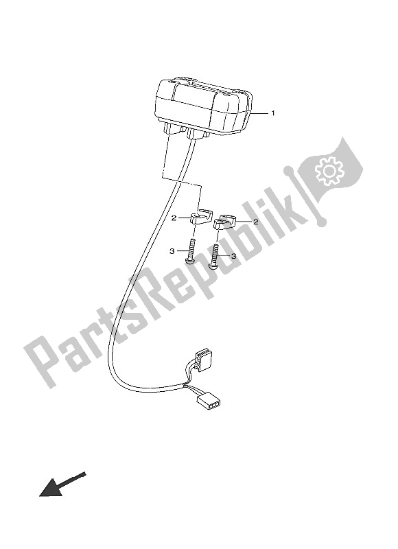 Todas as partes de Metro do Yamaha CW 50 LN 2016