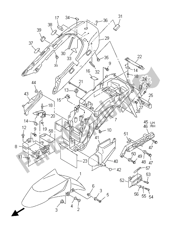 Wszystkie części do B? Otnik Yamaha FJR 1300 2003