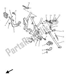 soporte y reposapiés