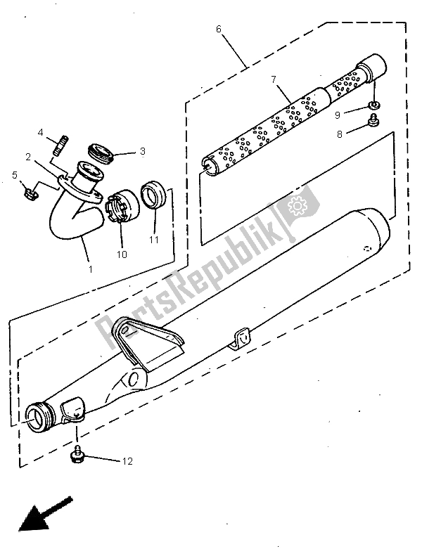 Todas las partes para Cansada de Yamaha RX 100 1996