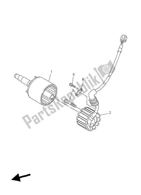Tutte le parti per il Generatore del Yamaha YZF R1 1000 2007