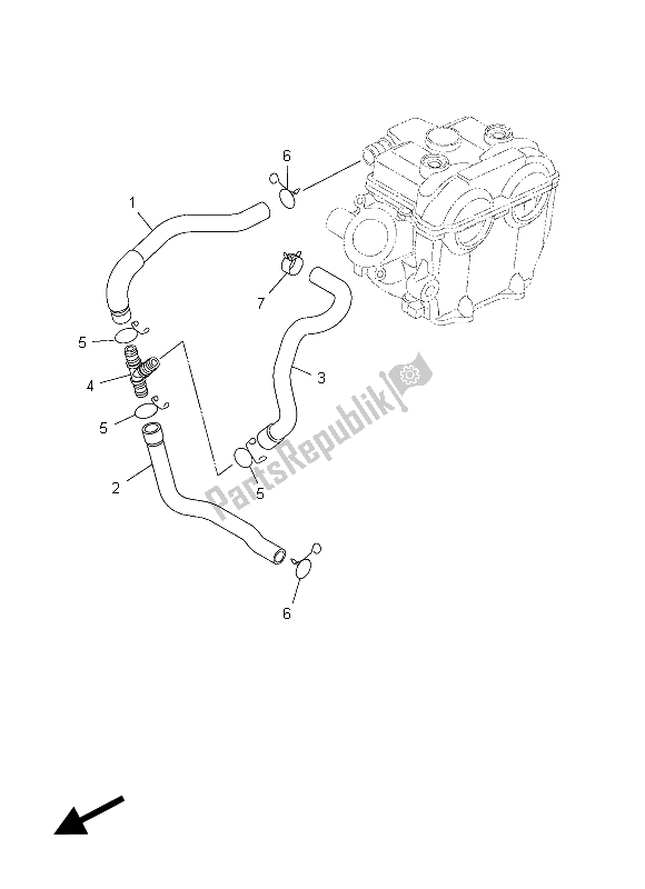 Tutte le parti per il Sistema Di Induzione Dell'aria del Yamaha WR 250F 2015