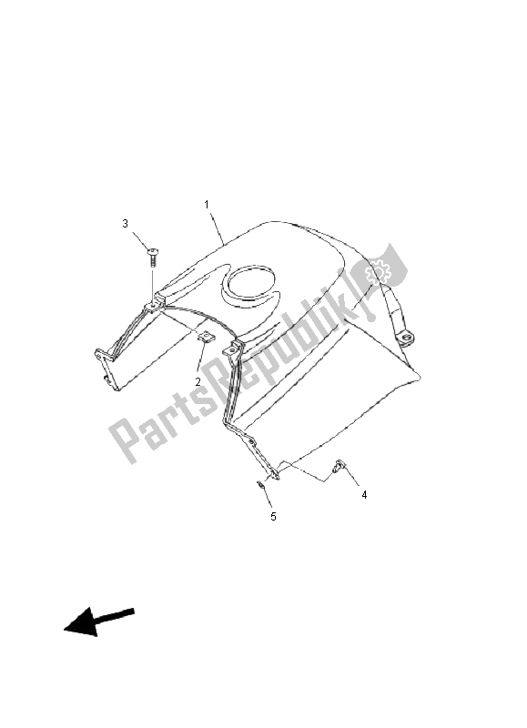 Todas las partes para Cubierta Lateral de Yamaha YFM 250 Bear Tracker 2X4 2001