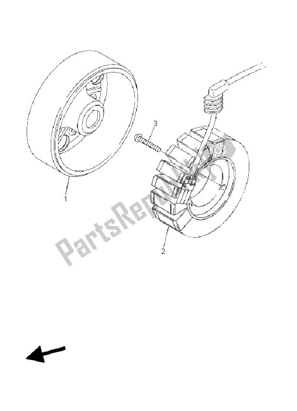 Tutte le parti per il Generatore del Yamaha FJR 1300A 2006