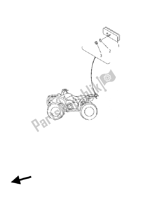 All parts for the Electrical 2 of the Yamaha YFM 350F Grizzly 4X4 IRS 2010