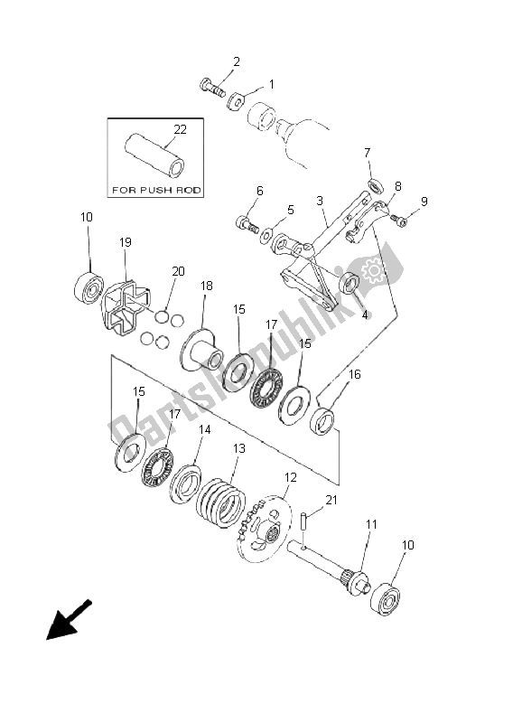 Toutes les pièces pour le Gouverneur du Yamaha YZ 125 2001